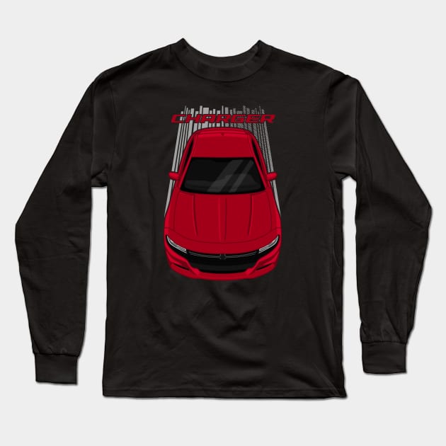 Dodge Charger 2015-2021 - TorRed Long Sleeve T-Shirt by V8social